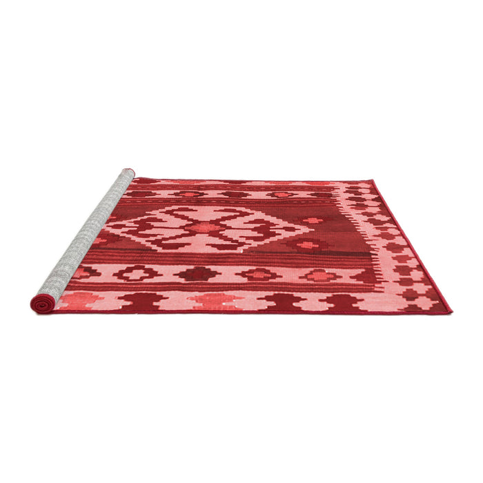 Country Red Washable Rugs