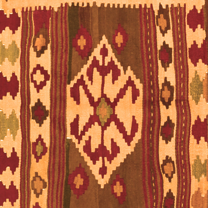 Serging Thickness of Machine Washable Southwestern Orange Country Area Rugs, wshcon1152org