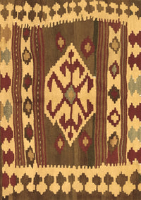 Southwestern Brown Country Rug, con1152brn