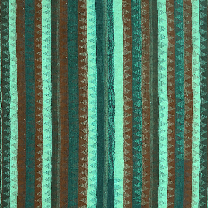 Abstract Turquoise Contemporary Rug, con1153turq