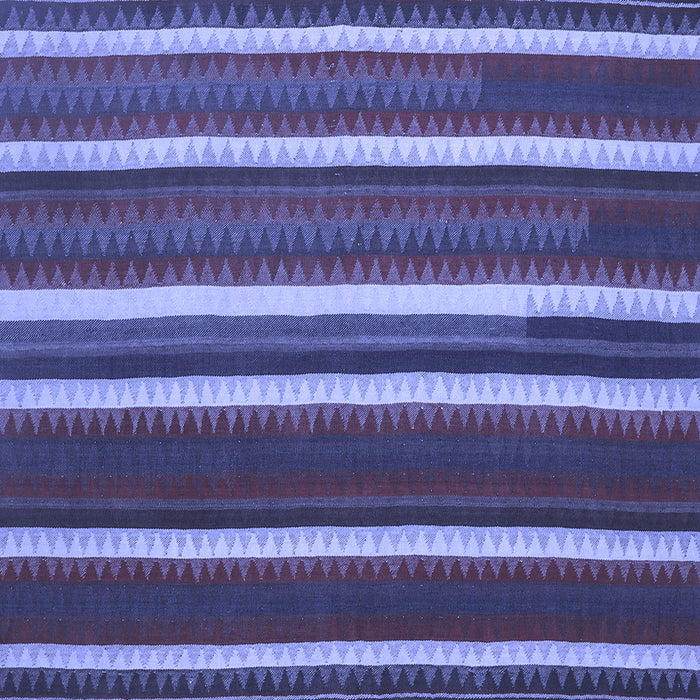 Square Machine Washable Abstract Blue Contemporary Rug, wshcon1153blu