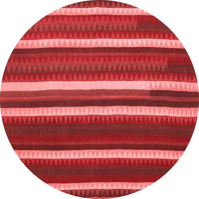 Abstract Red Contemporary Rug, con1153red