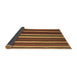 Sideview of Abstract Brown Contemporary Rug, con1153brn