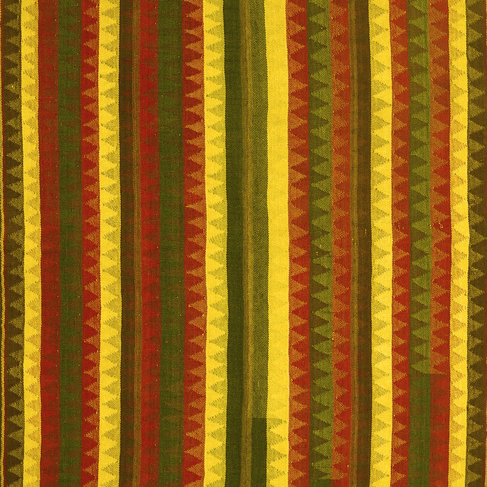 Abstract Yellow Contemporary Rug, con1153yw