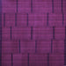 Square Abstract Purple Contemporary Rug, con1154pur