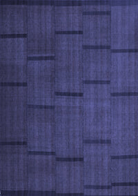 Abstract Blue Contemporary Rug, con1154blu