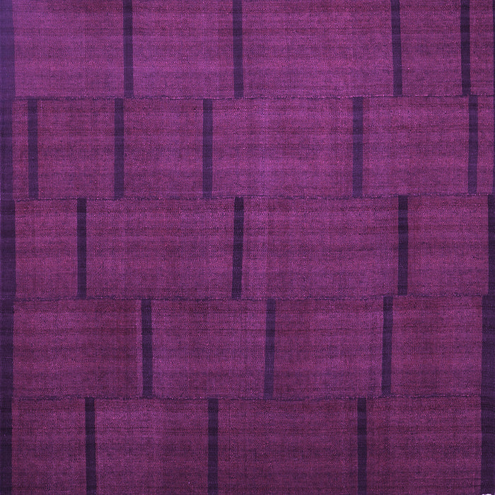 Square Machine Washable Abstract Purple Contemporary Area Rugs, wshcon1154pur
