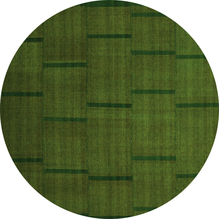 Machine Washable Abstract Green Contemporary Area Rugs, wshcon1154grn