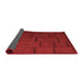 Abstract Red Contemporary Area Rugs