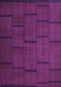 Abstract Purple Contemporary Rug, con1154pur