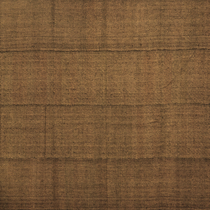 Square Machine Washable Abstract Brown Contemporary Rug, wshcon1155brn