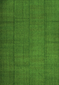 Abstract Green Contemporary Rug, con1155grn