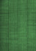 Machine Washable Abstract Emerald Green Contemporary Area Rugs, wshcon1155emgrn