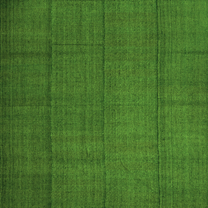 Serging Thickness of Abstract Green Contemporary Rug, con1155grn