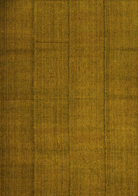 Abstract Yellow Contemporary Rug, con1155yw