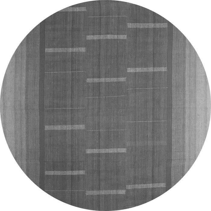 Square Abstract Gray Contemporary Rug, con1156gry
