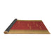 Sideview of Abstract Brown Contemporary Rug, con1156brn