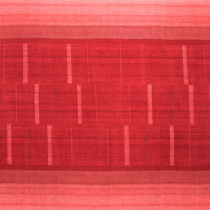 Machine Washable Abstract Red Contemporary Rug, wshcon1156red