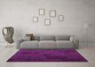 Machine Washable Abstract Pink Contemporary Rug in a Living Room, wshcon1157pnk