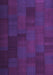 Abstract Purple Contemporary Rug, con1157pur