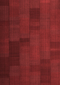 Abstract Red Contemporary Rug, con1157red