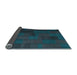 Sideview of Abstract Light Blue Contemporary Rug, con1157lblu