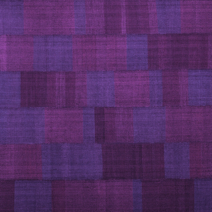 Square Machine Washable Abstract Purple Contemporary Area Rugs, wshcon1157pur