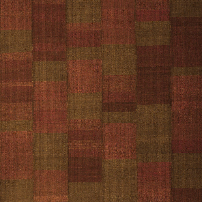 Serging Thickness of Abstract Orange Contemporary Rug, con1157org