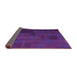 Sideview of Abstract Purple Contemporary Rug, con1157pur