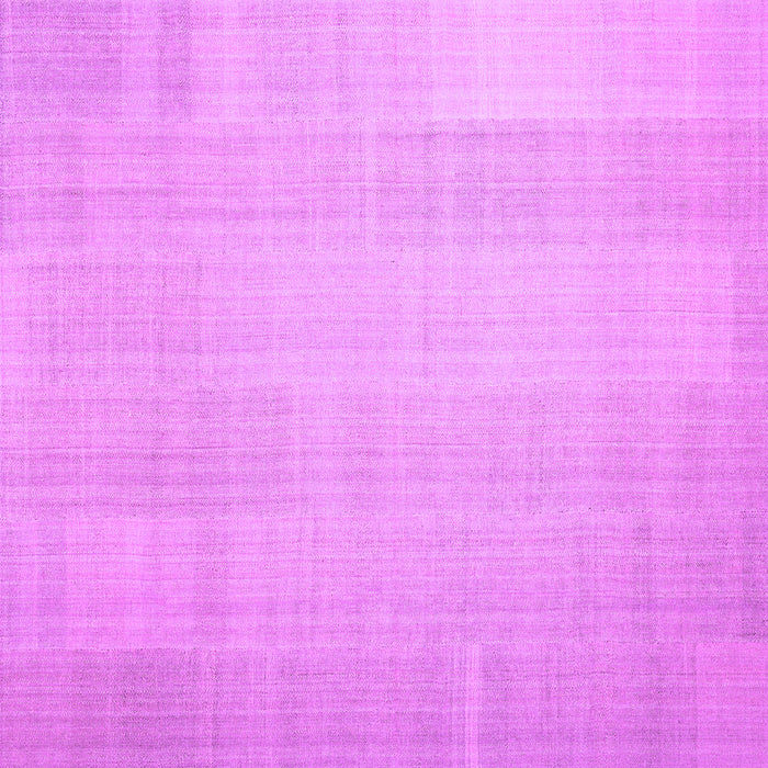 Square Machine Washable Solid Purple Modern Area Rugs, wshcon1158pur