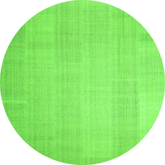 Machine Washable Solid Green Modern Area Rugs, wshcon1158grn