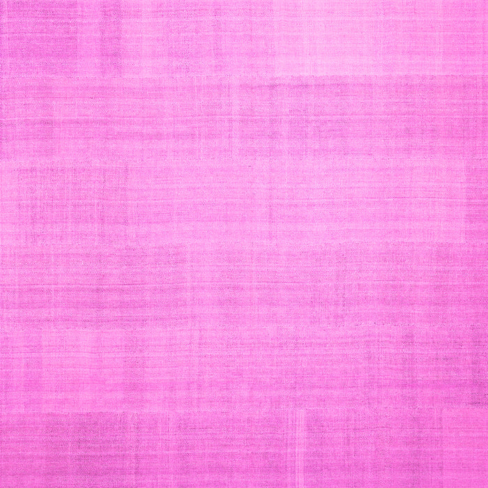 Square Machine Washable Solid Pink Modern Rug, wshcon1158pnk