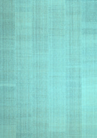 Solid Light Blue Modern Rug, con1158lblu