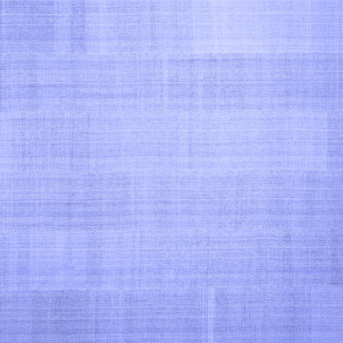Square Machine Washable Solid Blue Modern Rug, wshcon1158blu