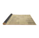 Thickness of Contemporary Brown Gold Solid Rug, con1159