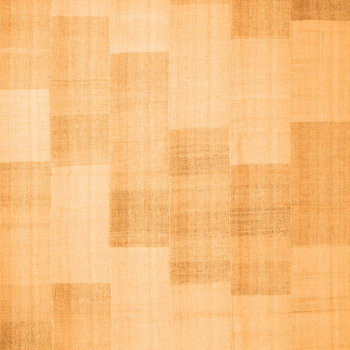 Serging Thickness of Machine Washable Solid Orange Modern Area Rugs, wshcon1159org