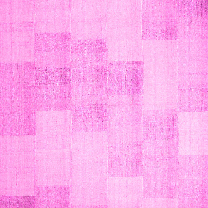 Machine Washable Solid Pink Modern Rug, wshcon1159pnk