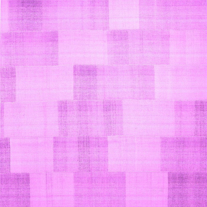 Square Solid Purple Modern Rug, con1159pur
