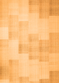 Solid Orange Modern Rug, con1159org