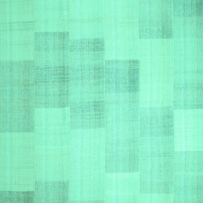 Solid Turquoise Modern Rug, con1159turq