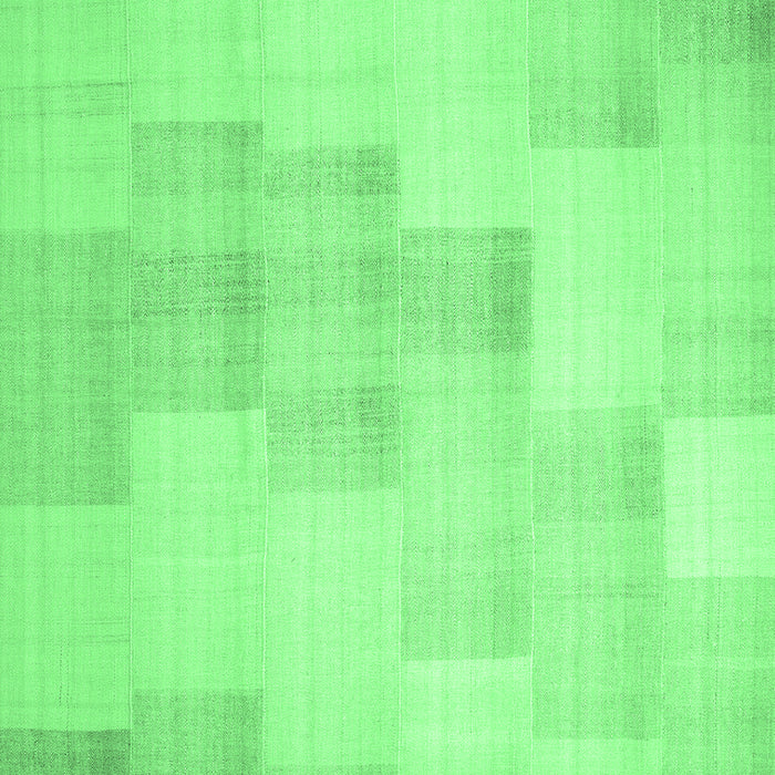 Machine Washable Solid Emerald Green Modern Area Rugs, wshcon1159emgrn