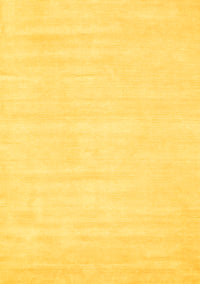 Abstract Yellow Contemporary Rug, con115yw