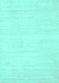 Abstract Turquoise Contemporary Rug, con115turq