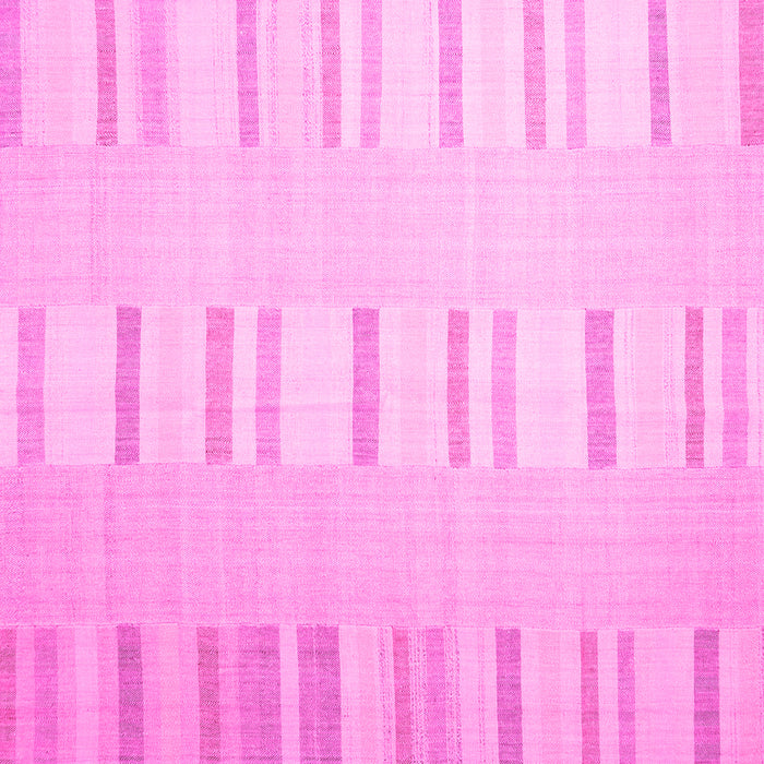 Square Solid Pink Modern Rug, con1160pnk