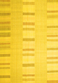 Solid Yellow Modern Rug, con1160yw