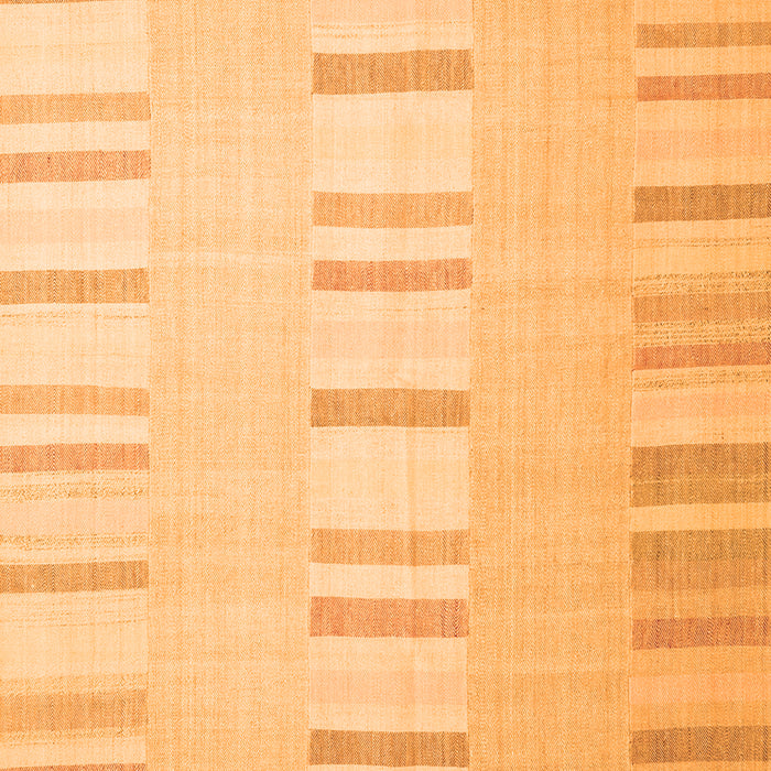Serging Thickness of Machine Washable Solid Orange Modern Area Rugs, wshcon1160org