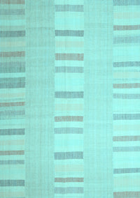 Solid Light Blue Modern Rug, con1160lblu