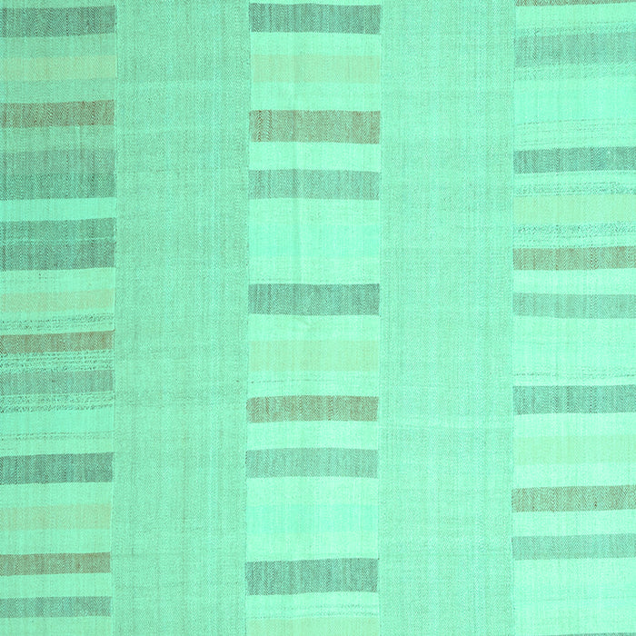 Machine Washable Solid Turquoise Modern Area Rugs, wshcon1160turq