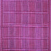 Square Oriental Purple Traditional Rug, con1161pur