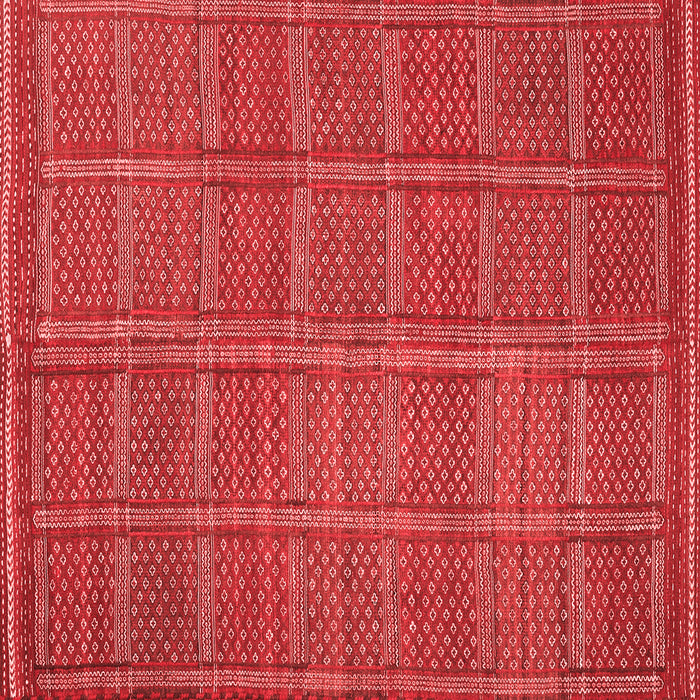 Machine Washable Oriental Red Traditional Rug, wshcon1161red